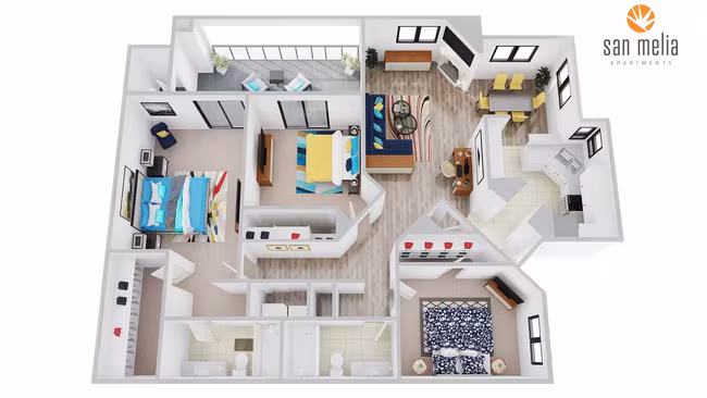 Unit 2095 1119 floor plan